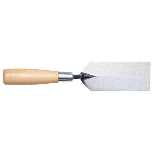 MARSHALLTOWN Margin Trowel, 5 x 2 Inch Blade, Spread Mortar and Tile Adhesive, Durable High Carbon Steel, Wood Handle, Tile Trowel, Made in the USA, 52 - Image 3