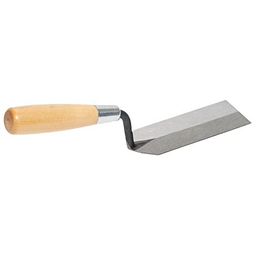 MARSHALLTOWN Margin Trowel, 5 x 2 Inch Blade, Spread Mortar and Tile Adhesive, Durable High Carbon Steel, Wood Handle, Tile Trowel, Made in the USA, 52 - Image 5
