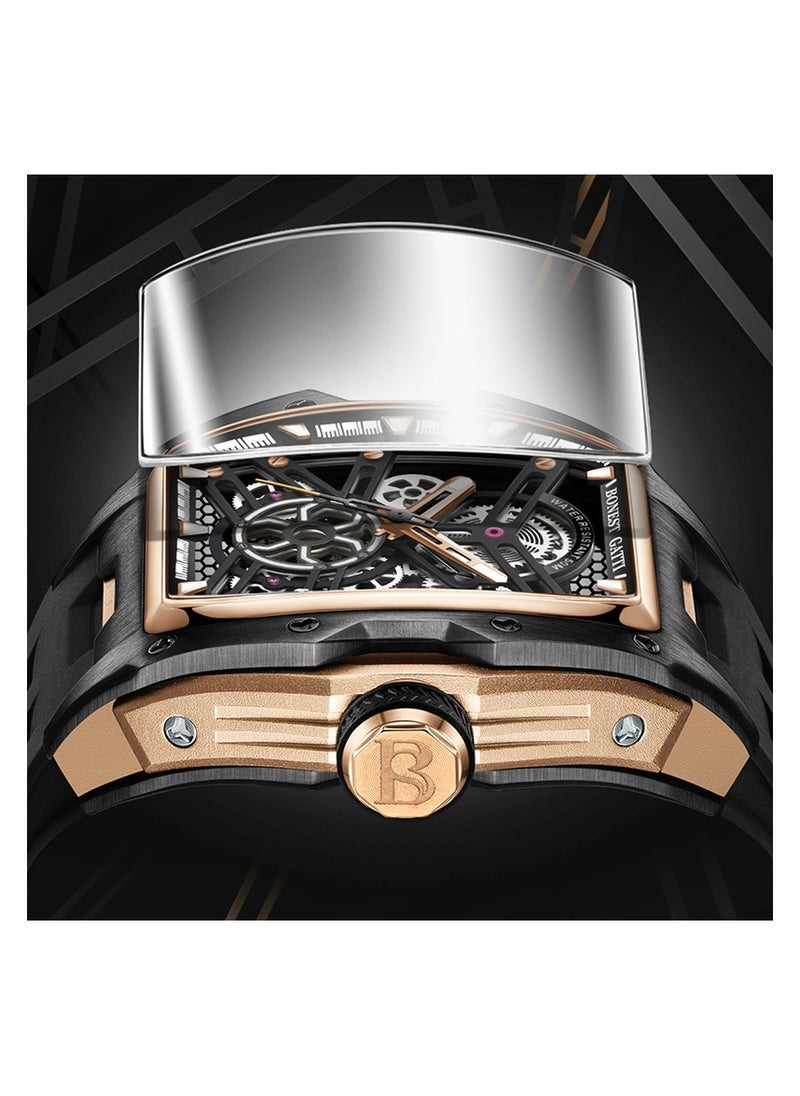 Bugatti - Bugatti watch full-automatic mechanical double-sided hollow business table - Image 1