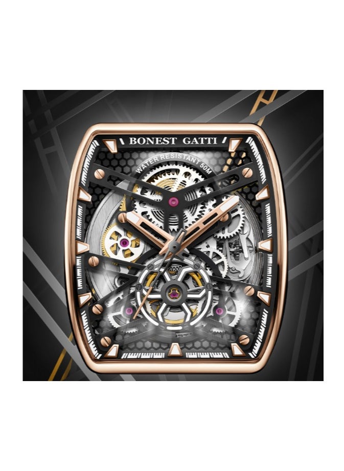 Bugatti - Bugatti watch full-automatic mechanical double-sided hollow business table - Image 1
