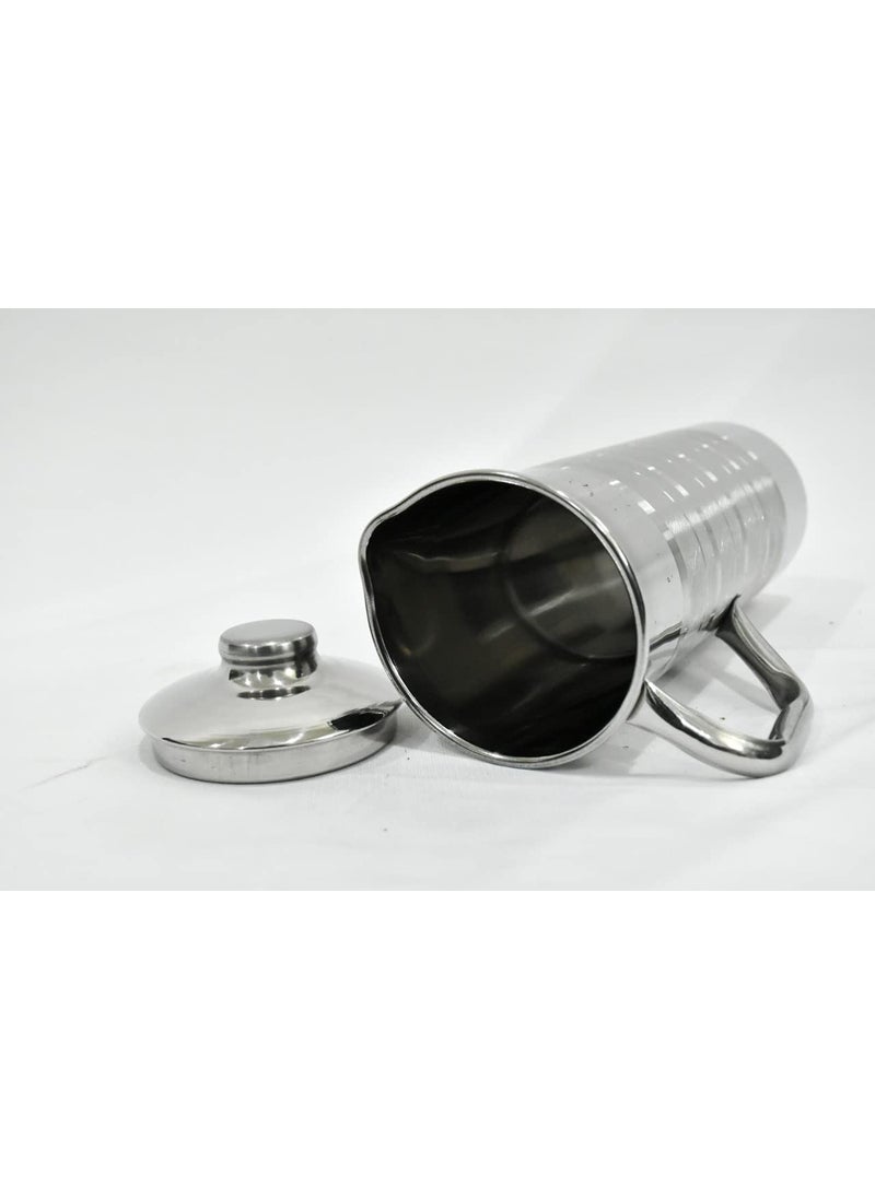 Sonanshi Sonanshi Water Stainless Steel Fridge Jug Pitcher Luxury Design Capacity 1 Litre  - Image 2