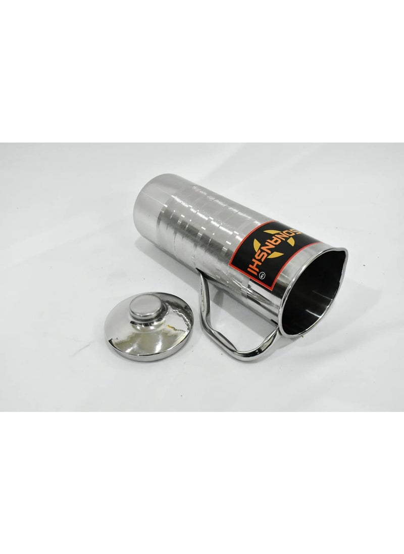 Sonanshi Sonanshi Water Stainless Steel Fridge Jug Pitcher Luxury Design Capacity 1 Litre  - Image 3