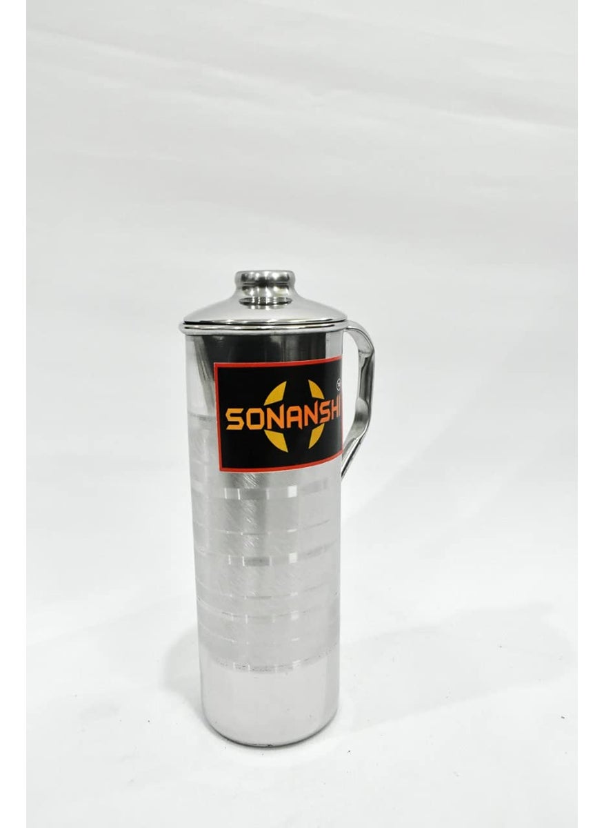 Sonanshi Sonanshi Water Stainless Steel Fridge Jug Pitcher Luxury Design Capacity 1 Litre  - Image 5