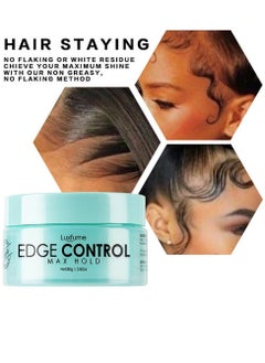 Luxfume Edge Control Apple Booster Extra Strength Moisture Thick Coarse Hair Great For Relaxed And Natural Hair Strong Hold Styling Gel 80g  - Image 3