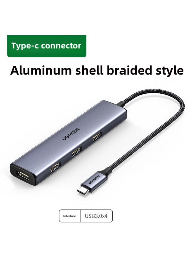 Green Union Type-C Extension Applicable To Apple MacBook Huawei Computer USB-C To HDMI/VGA 4K HD-Color:20841 [4-in-1usb Model] Usb3.0x4  - Image 1