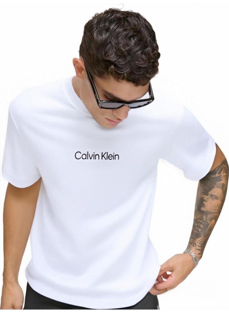 كالفن كلاين بيرفورمانس من Calvin Klein الأمريكي، قميص قصير الأكمام عصري وجذاب وسهل التنسيق - Image 1