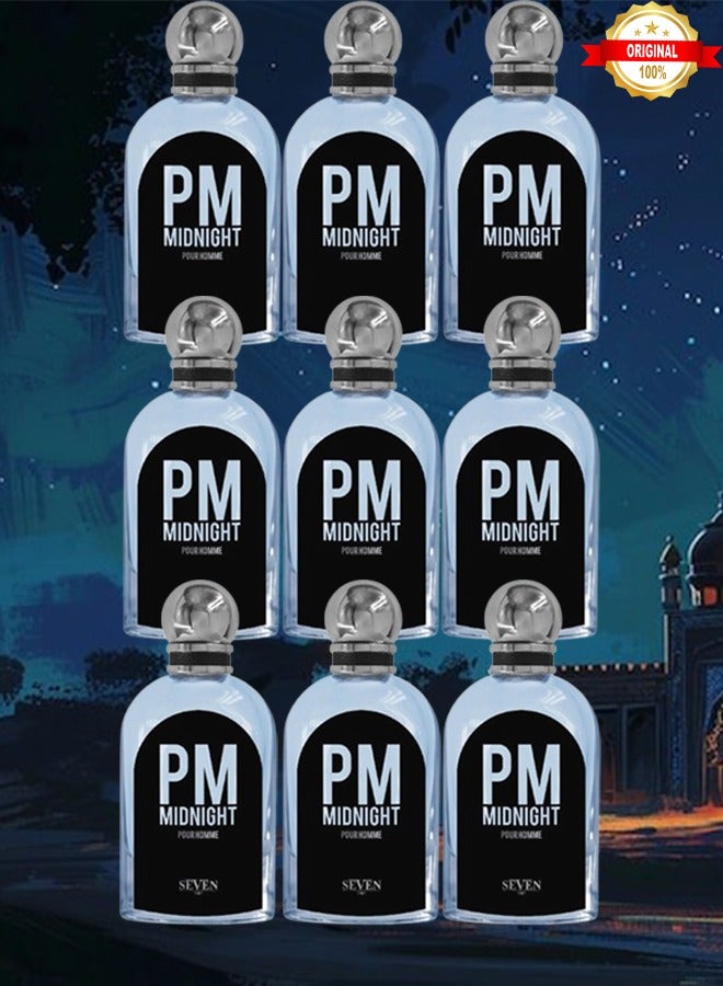سيفين 9 قطع عطر بي إم ميدنايت 100 مل - Image 1