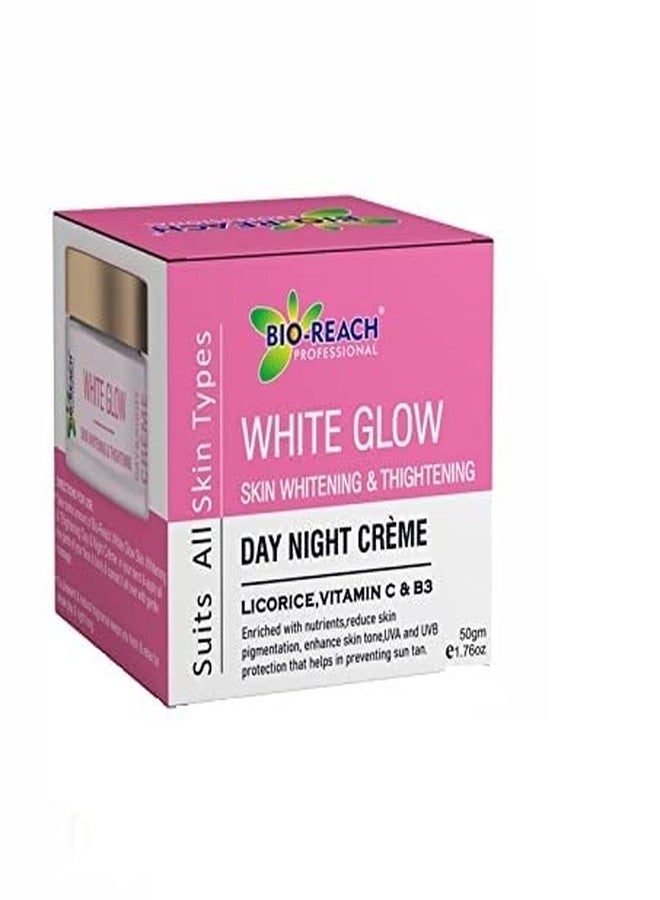 BIO-Reach كريم بيو-ريتش وايت جلو لتفتيح وشد البشرة ليلاً ونهاراً - 50 جم للنساء - Image 1