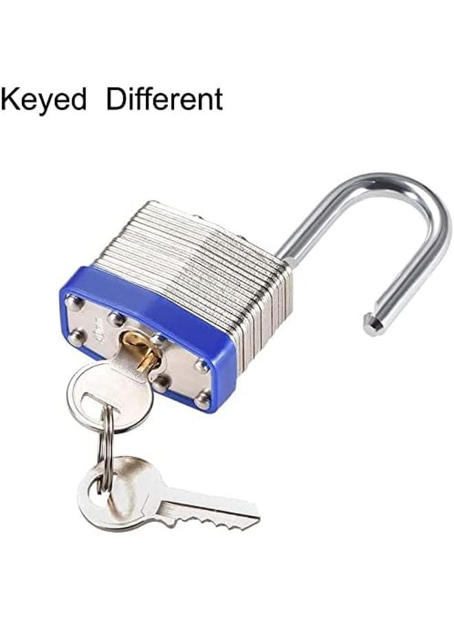 Pack of 3 One Inch Steel Shackle Keys for Safety Padlocks - Image 3