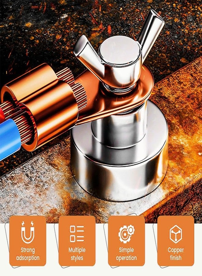Serplex® Welding Magnetic Ground Clamps for Secure Grounding - 2 Size Options Strong Magnet Holders for Stable Workpiece Connection and Reliable Weld Quality Enhancement - Image 3