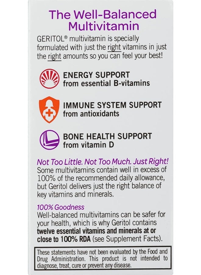 Geritol Multivitamin Tablets for Adults, 100 Count - Image 2