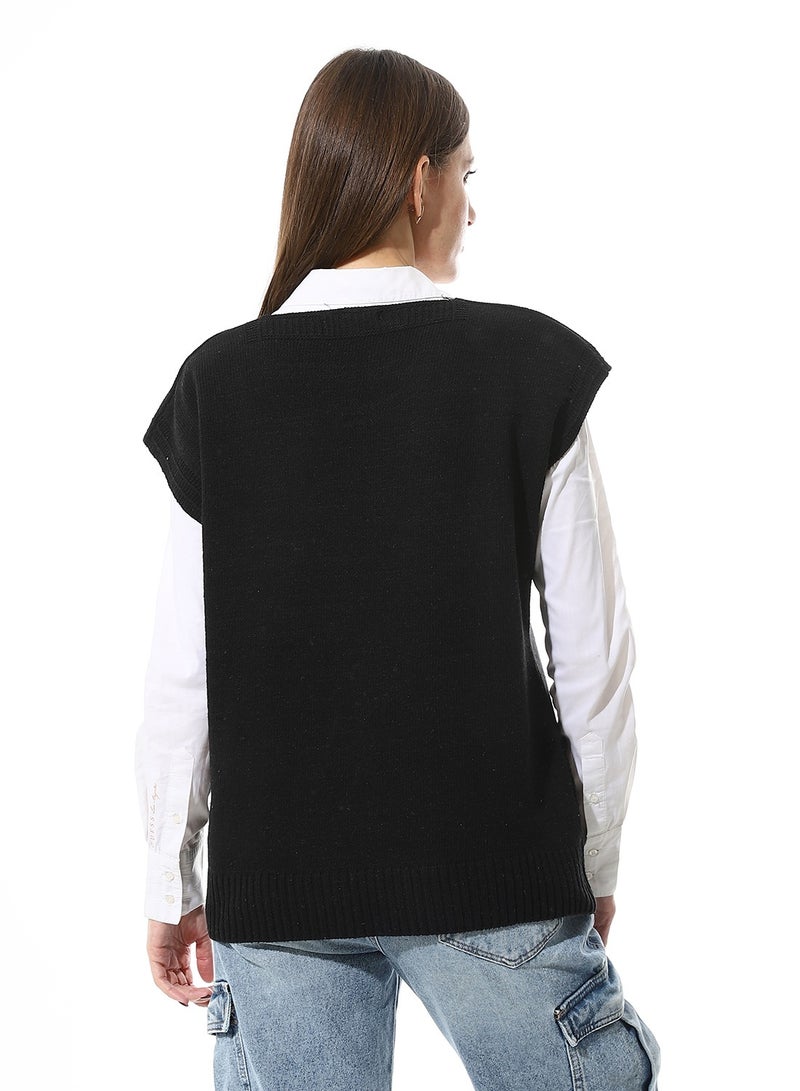 Caesar Womens Wool Vest  - Image 2
