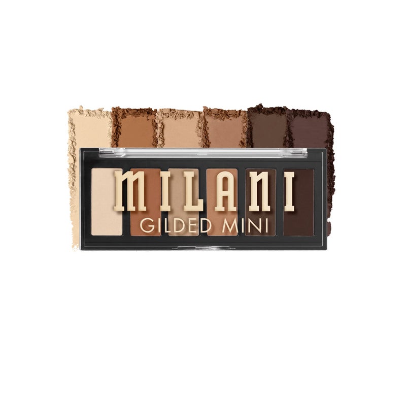 Milani Gilded Mini Eyeshadow Palette with 6 Matte & Shimmer Hues - Whiskey Business - Image 1