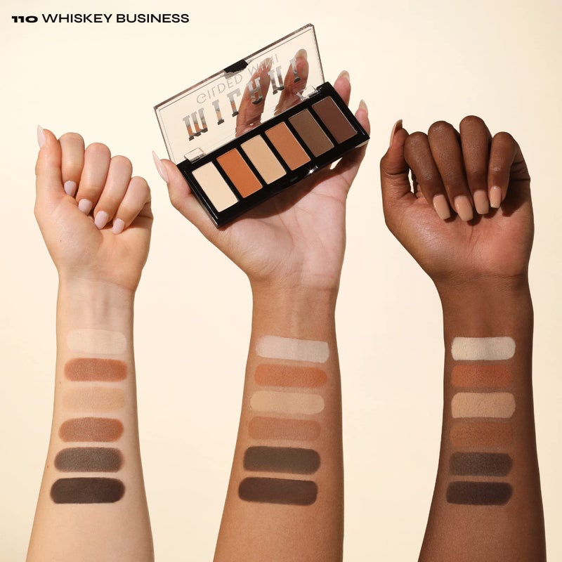 Milani Gilded Mini Eyeshadow Palette with 6 Matte & Shimmer Hues - Whiskey Business - Image 4