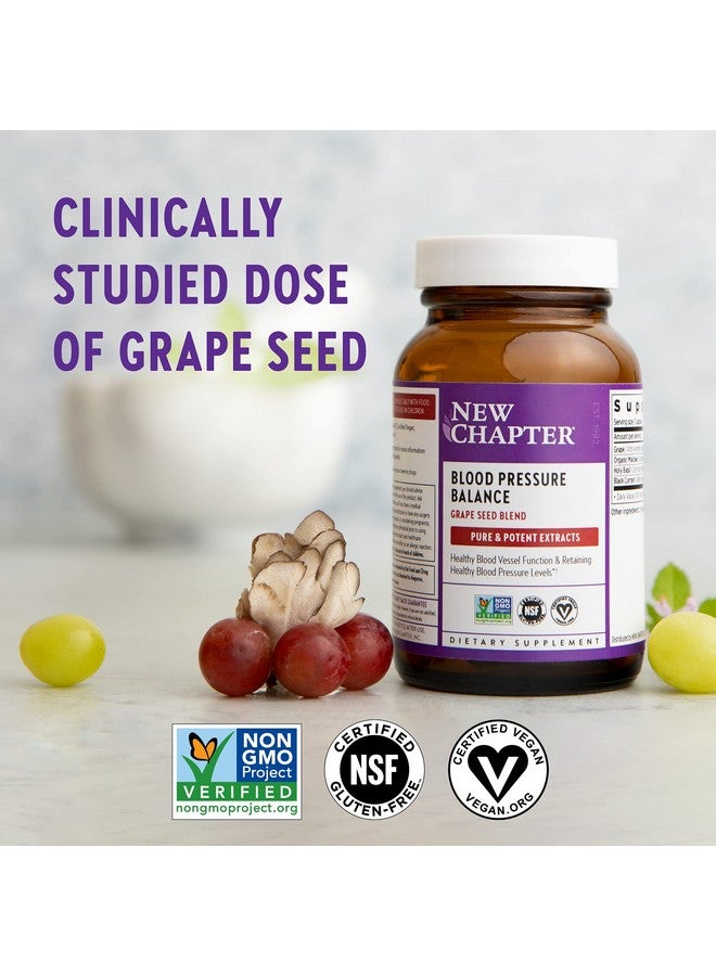 New Chapter Blood Pressure Supplement Take Care With Organic Vegan Grapeseed + Black Currant + Nongmo Ingredients 30 Count - Image 5