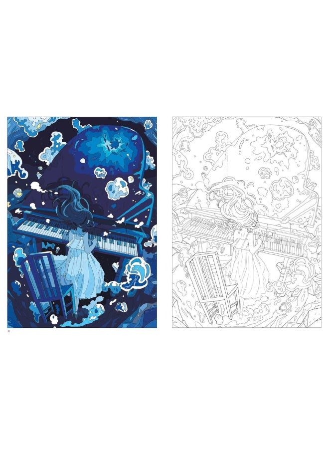 Master of Manga: A Colouring Book by Narano  - Image 4