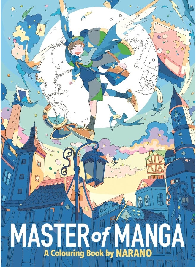 Master of Manga: A Colouring Book by Narano  - Image 1