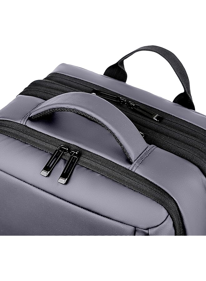 HIKE Expandable Premium Computer Backpack Water Resistant Shoulder Daypack with 360° Degree Opening Compartment and Built in USB Port for Travel/Business/College HKY3730 - Image 5