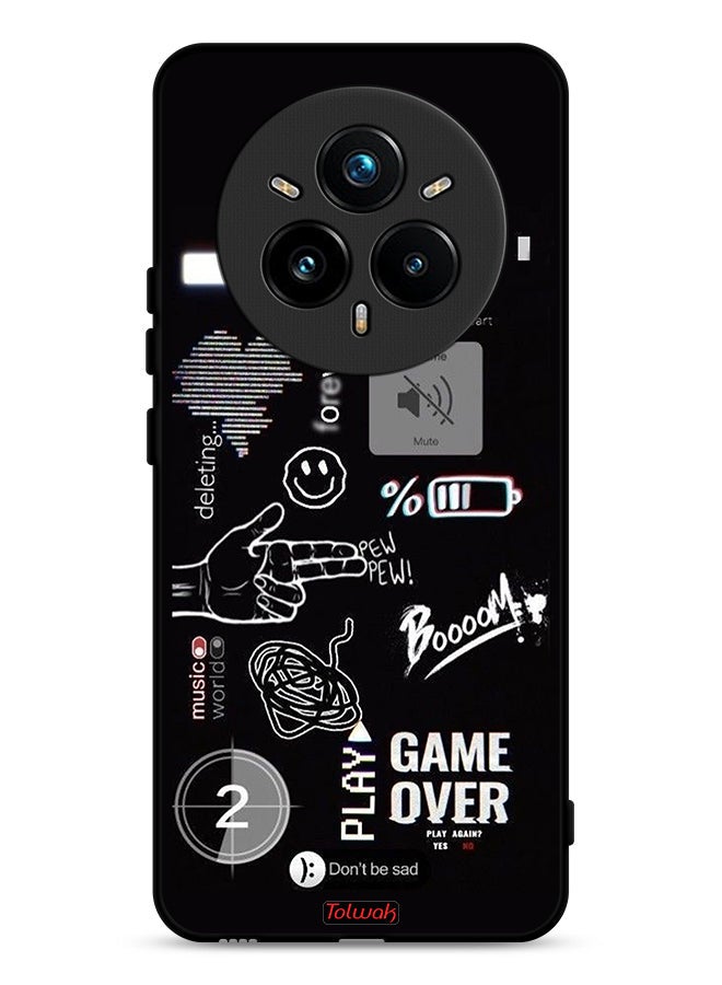 Tolwak Realme 14 Pro Plus 5G Protective Case Cover Game Over Pew Pew