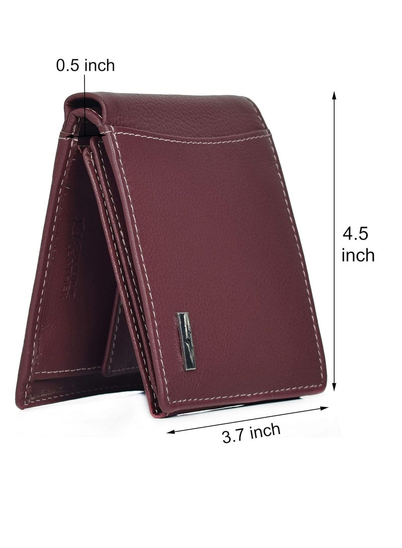 URBANFOREST Oliver Brown Leather Wallet for Men with Box - Image 5