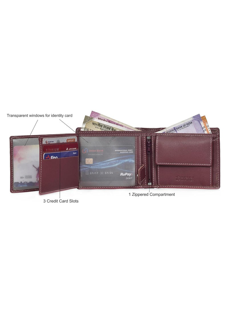 URBANFOREST Oliver Brown Leather Wallet for Men with Box - Image 3