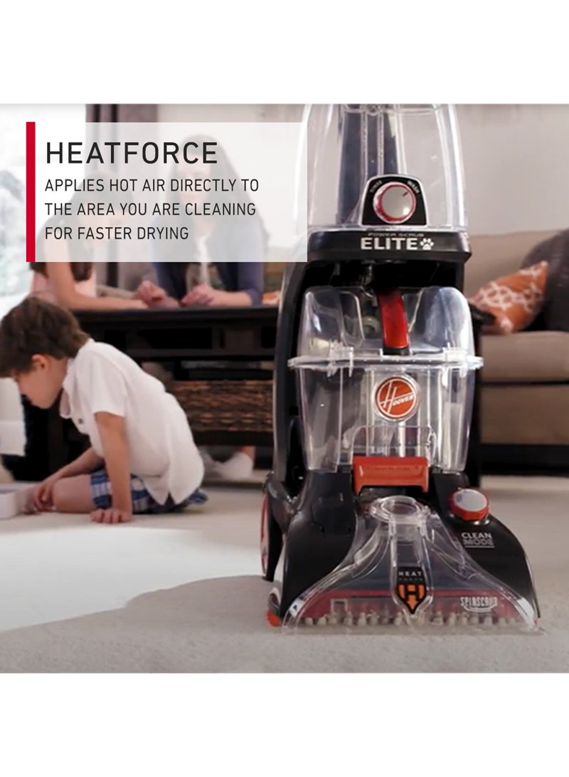 Hoover Power Scrub Elite Carpet Washer, SpinScrub Technology, Quick Dry Performance, Deep Cleaning for Carpets, Black (CWGDH012) 4.7 L 1200 W CWGDH012 Multicolour - Image 3