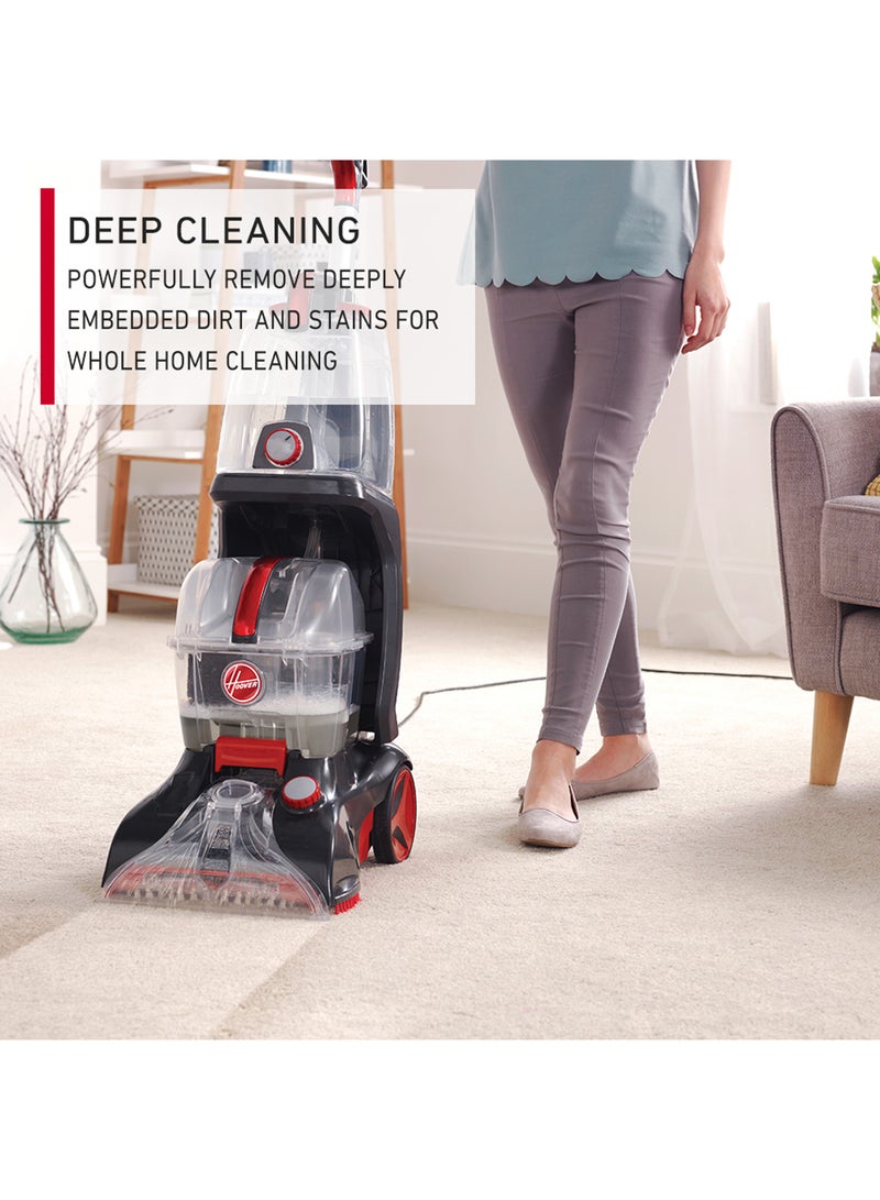 Hoover Power Scrub Elite Carpet Washer, SpinScrub Technology, Quick Dry Performance, Deep Cleaning for Carpets, Black (CWGDH012) 4.7 L 1200 W CWGDH012 Multicolour - Image 2