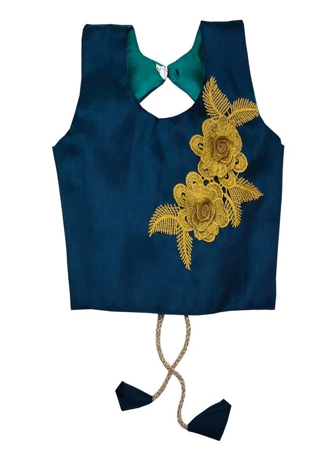 SR CREATION Girl Net Readymade Lehenga choli (4099-sea green KASHYAP (1-2 YEARS)_sea green_18 Months-24 Months) - Image 4