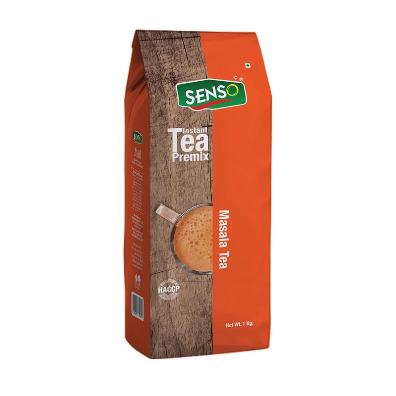 Senso Instant Masala Premix Tea - Karak Ready to Drink Chai with Ginger | 1 KG Each | Instant chai | Masala & Ginger Tea premix 1kg (pack of 2) - Image 2