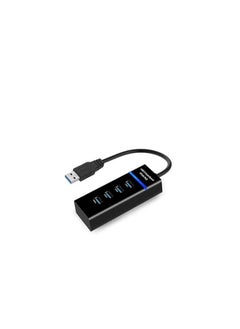 Generic USB Hub 4-Port USB 3.0 Ultra Slim Data Hub Multi USB Hub Splitter Lead Adapter Cable USB Splitter For Macbook, Mac Mini/Pro, Surface Pro, Notebook Pc, Laptop, USB Flash Drives, And Mobile HDD  - Image 1