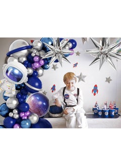 139Pcs Space Balloon Garland Arch Kit Outer Space Birthday Decorations With Blue Purple Silver Galaxy Astronaut Foil Balloons For Boys Kids Space Themed Birthday Party Decoration Supplies - pzsku/Z81A0C75EC41B59741551Z/45/_/1697271370/d1f7f2d3-1a87-4b70-a63f-aac40a517e56