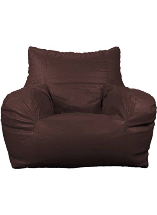 caddyFull caddyFull XXXL Armchair Bean Bag Cover with Beans Beans Quantity 25kg Brown 