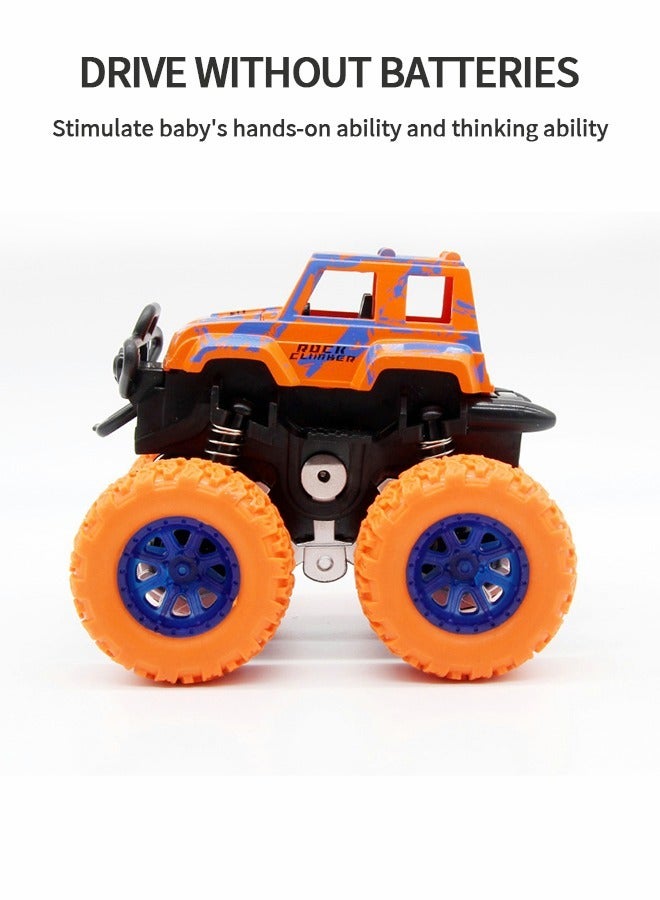 GROIC 3 Pack Monster Truck Toys for Boys and Girls Inertia Car Educational Toy Cars  Friction Powered Push and Go Toy Cars Birthday Party Supplies for Toddlers Kids - Image 3