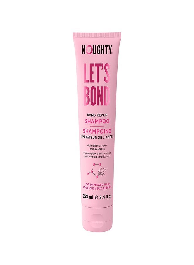 Noughty Let's Bond Builder Shampoo for Repair, Restorative Formula for Chemically Treated and Colored Hair, Strengthening Formula to Reduce Breakage and Protect Color for Longer, 250ml - Image 1
