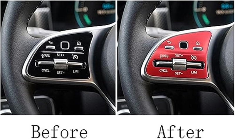 Vuzmode Steering Wheel Button Stickers for Benz A W177 - Image 4