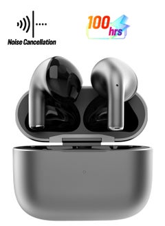 Generic Wiredless Earbuds, Noise Reduction, Adaptive Noise Cancelling to Ears and Environment, HI-FI, LDAC, 3D Audio,Bass dolby,IPX7 Waterproof  100H Battery, Bluetooth 5.3, Metallic  - Image 1