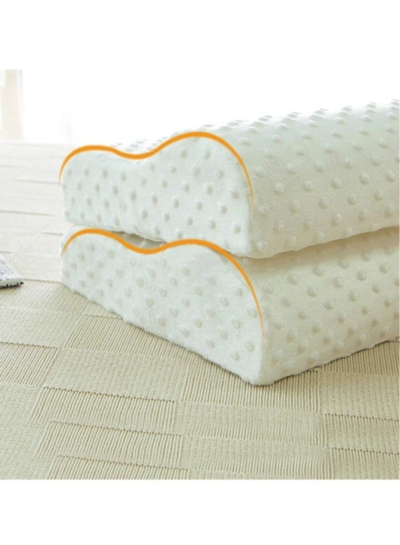 Orthopedic Memory Foam Pillow Set - Cervical Neck & Back Support Pillow for Sleeping - Image 4