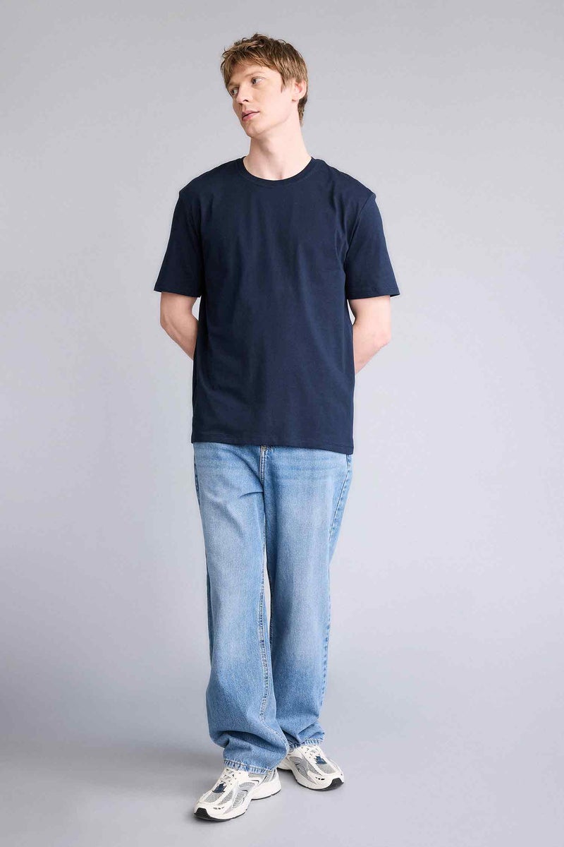 ديفاكتو تيشيرت بيزك سادة قطن - Image 2