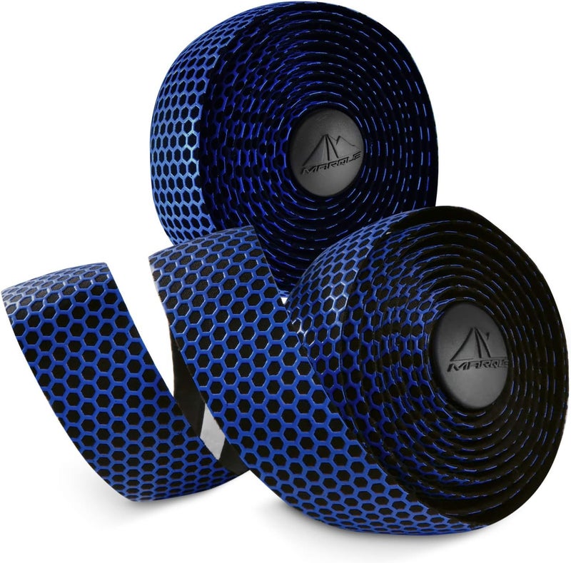MARQUE Hex Bike Handlebar Tape - Bar Tape for Road Cycling Bicycles, Drop Bar Wraps for Better Grip - 2 Rolls Per Set - Image 1