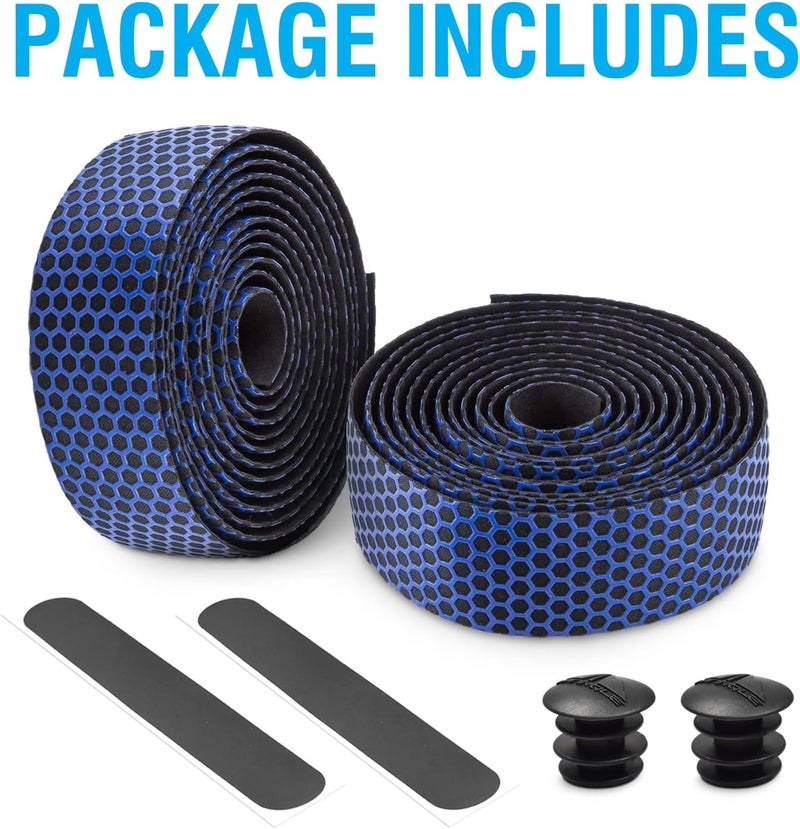 MARQUE Hex Bike Handlebar Tape - Bar Tape for Road Cycling Bicycles, Drop Bar Wraps for Better Grip - 2 Rolls Per Set - Image 4