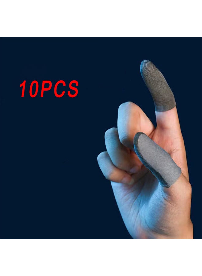 Depend Mobile Phone Gaming Finger Sleeves 10Pcs, High density Knitted Touchscreen Cot - Image 1