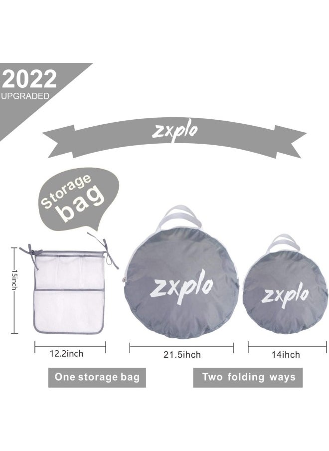 Zxplo Baby Safety Crib Tent Infant Pop Up Mosquito Net Nursery Bed Canopy Netting Cover Keep Baby From Climbing Out With Hanging Diaper Storage Bag Grey - pzsku/Z81A150B7B972A25B8D8CZ/45/_/1721048025/3d647938-cc1b-49b7-b40e-8f0f1c8f0188