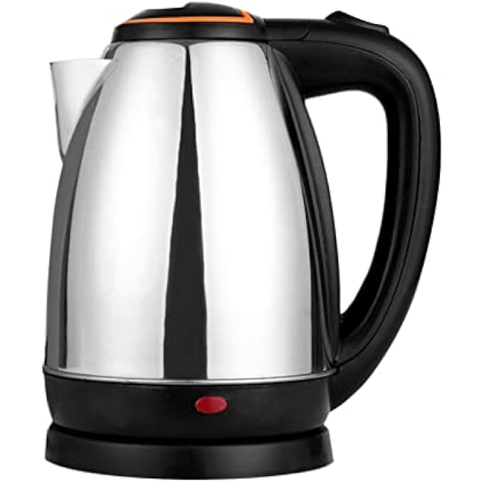 ريحني غلاية كهربائية سعة 2 لتر، غلاية كهربائية من الفولاذ المقاوم للصدأ، وظيفة إيقاف التشغيل التلقائي، غلاية تسخين، إبريق شاي كهربائي 1500 وات - Image 1