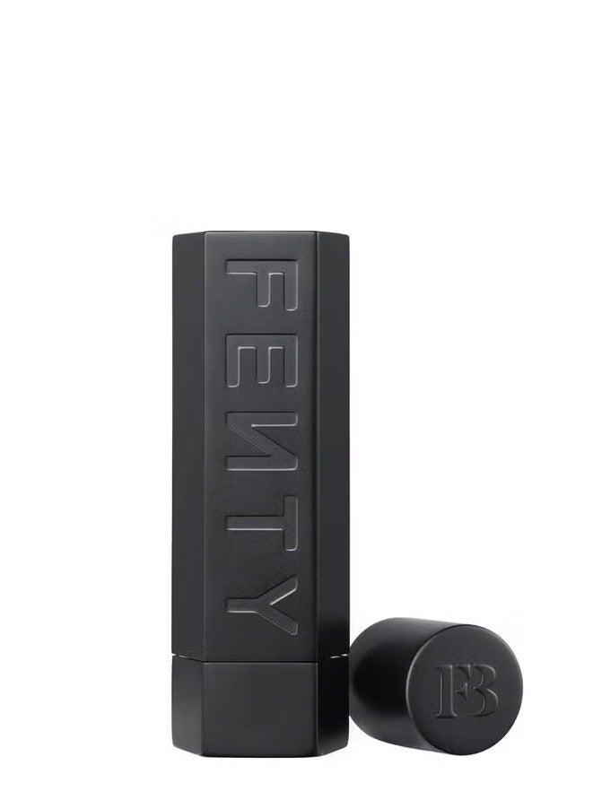 فنتي أحمر شفاه فينتي بيوتي أيكون ذا كيس شبه مطفي قابل لإعادة التعبئة - أسود مطفي - Image 3