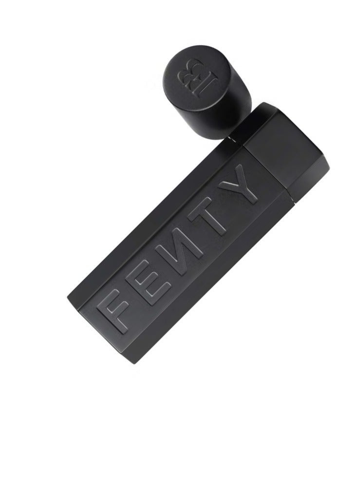 فنتي أحمر شفاه فينتي بيوتي أيكون ذا كيس شبه مطفي قابل لإعادة التعبئة - أسود مطفي - Image 4