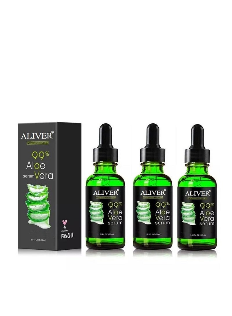 ALIVER 3Pcd of 92% Aloe Vera Serum 30ml - Image 1