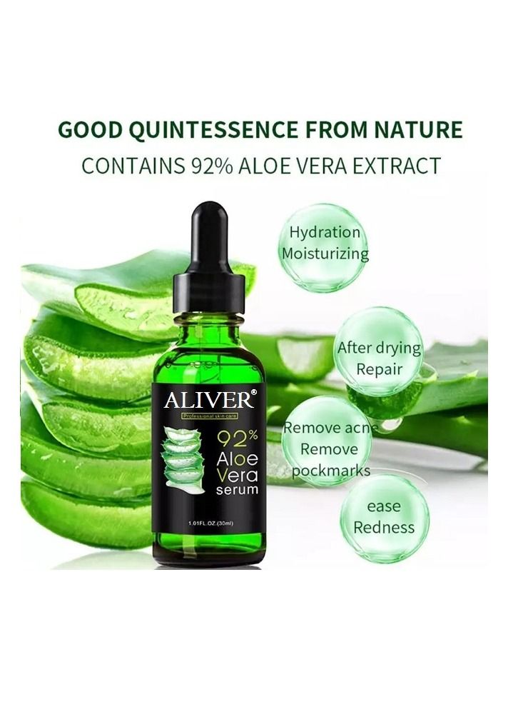 ALIVER 3Pcd of 92% Aloe Vera Serum 30ml - Image 3
