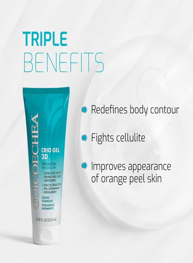 Goicoechea 3D Crio Gel: Triple Action Cryoactive, Cooling Tech for Cellulite & Orange Peel Skin, 6.76 fl oz - Image 2