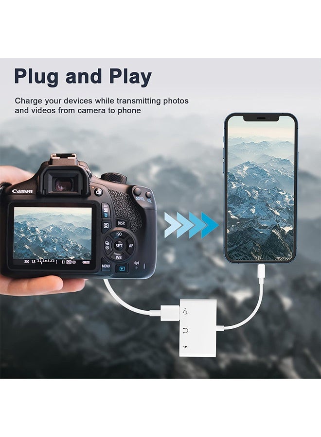 إم إكس إن مُعدّل سماعات الرأس USB C 3 في 1 - مُعدّل متعدد الوظائف من نوع USB C إلى USB 3.0 + مقبس سماعات رأس 3.5 مم + منفذ شحن سريع PD، دوغل من نوع C متعدد المنافذ لجهاز الكمبيوتر المحمول أو الجهاز اللوحي أو الهاتف الذكي (بيت) - Image 5