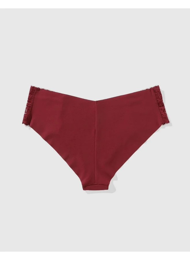 Aerie SMOOTHEZ No Show Cheeky Lace Underwear